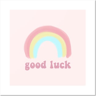 good luck rainbow Posters and Art